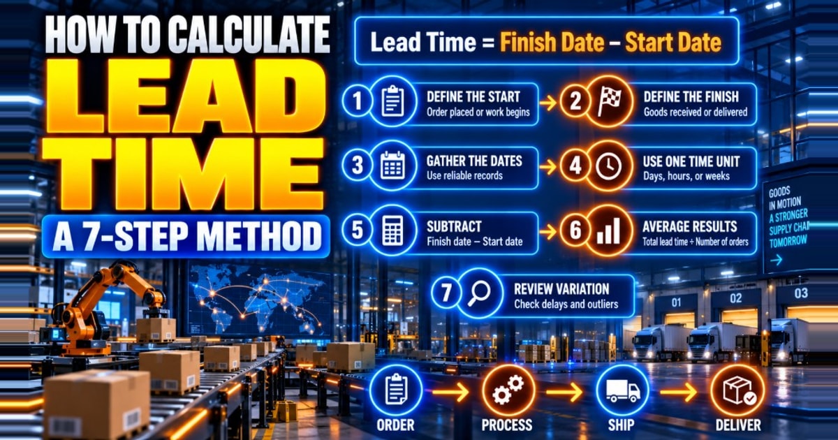 How to Calculate Lead Time: A 7-Step Method